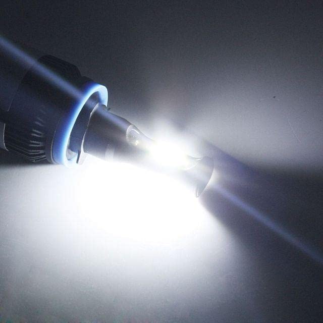 NightEye LED Headlight Bulbs – H8/H9/H11/H16 Socket – 72W Ultra Bright White – Set of 2