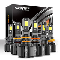 NightEye S4 H8/H9/H11/H16 LED Headlight Bulb – Set of 2