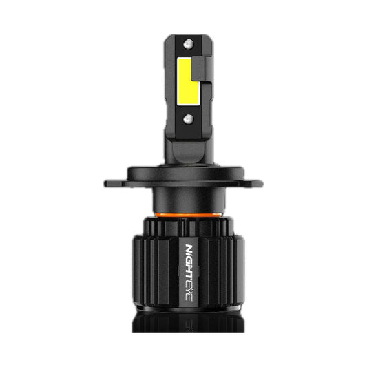 Original NightEye A315 S4 H4 LED Headlight Bulb (2024 Model) – 6500LM White Light for Motorcycles & Cars
