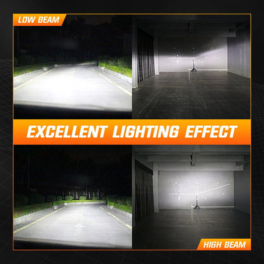 NightEye A315-S7 H7 Two Pin LED Car Headlight Bulbs – 70W (Pair) – 20,000 Lumens – 6500K Cool White – IP68 Waterproof – Plug & Play – Pack of 2