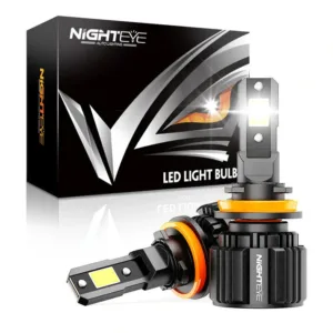 Nighteye A315 S4 H8/H9/H11/H16 LED Headlight Bulb (Set of 2) – For All Cars & Motorcycles